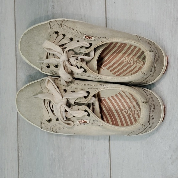 Taos Womens Star Oat Wash Canvas Loafer Slip on Sneakers shoes sz 7 - Picture 9 of 14